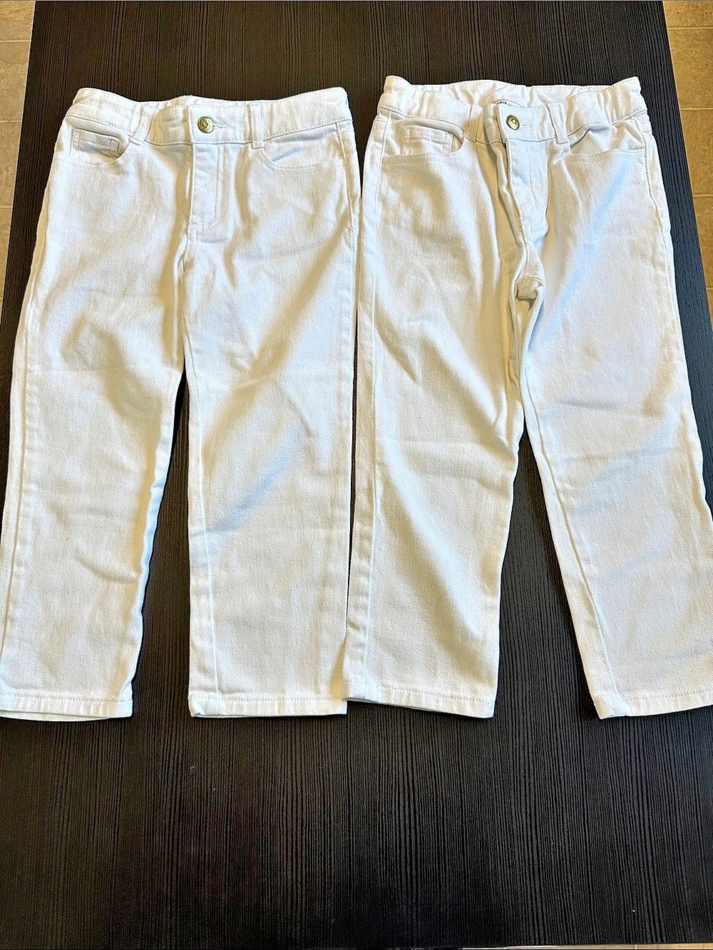 Janet and Jack Girls Size 7 White Jeans